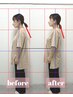 【ねこ背/反り腰/骨盤の歪みが気になる方】ねこ背矯正＋骨盤矯正　60分 6.600