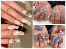 プラスネイル(+nail)の雰囲気（10本長さだし可能です♪スカルプでお好きな長さや形に♪）