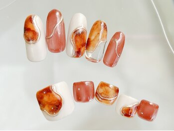 ソエルシー(soel sii)/ハンドフットお揃いデザイン♪