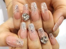 ネイルサロン ミント(Mint)/ラメホログラデーション♪