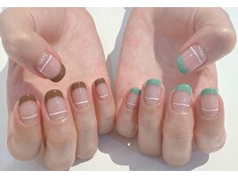アシンメトリーフレンチ