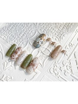 手描きアートが得意なサロン