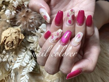 クロレ(colorer)/マグネット/お花ネイル