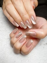 ネイルカフェ マキアート(nail cafe Maki art)/【マグネットネイル】+アート