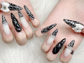 ネイルアルバ(Nail ALBA)/ツイード×キルティング