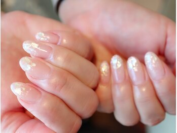 ネイルトータルビューティー ソピーロ(sopiro)/シェルラメグラデーション