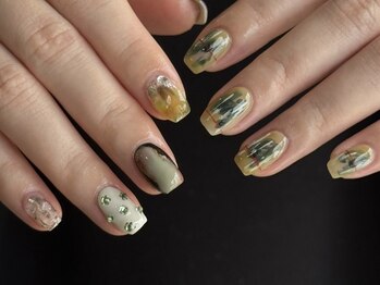 プチナノ(petitnano)/【sora】ニュアンスネイル