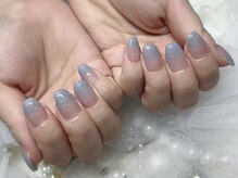 マイネイルプラス 野江内代(my nail plus)/クリアベースラメグラデーション