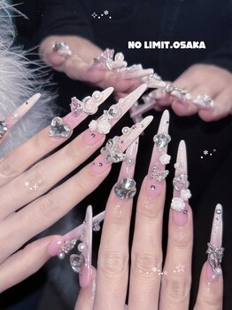 ノーリミットオオサカ 心斎橋(NOLIMIT.OSAKA)/持ち込み/長さだし/つけ放題