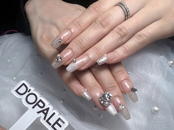 ドパルネイル 上野(DOPALE.Nail)/チップ長さ出し持ち込みデザイン