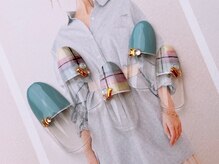 ネイルサロンフォーユー(for u)/チェックフレンチ♪７９８０