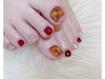 シェリエ(Cherie)/フット/べっこうネイル