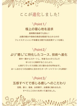 フィトナチュール 品川シーサイド店/当店の特長