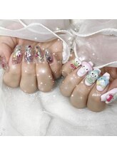 リンドネイル バイ モカ アンド ララ(Lind nail by moca and LaLa)/キャラクターネイル