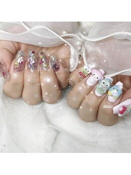 リンドネイル バイ モカ アンド ララ(Lind nail by moca and LaLa)/キャラクターネイル