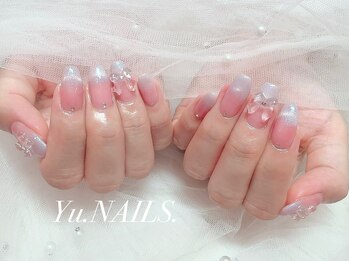 ユーネイルズ 恵比寿(Yu.NAILS.)/冬ネイル◎マグネット◎リボン
