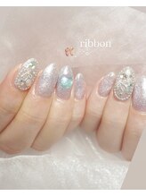 メリーミー(Merry me)/韓国ネイル　ブルーネイル