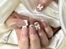 レミュー バイ ヴィヴァール(Le Mieux by vivare)/シンプル♪フレンチネイル