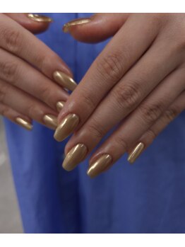 プクネイル(puku nail)/mirror × clear color