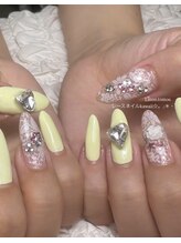 レースネイル × Butteryellow