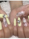 レースネイル × Butteryellow