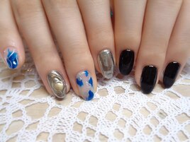 アシンメトリーネイル♪