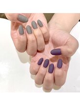 グラマラス プレジール 中野店(glamourous plaisir)/アシンメトリーネイル