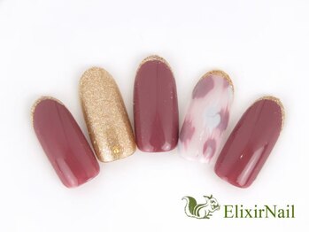 エリクサーネイル 心斎橋(Elixir Nail)/定額aシンプル/クーポン使用