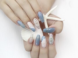 夏大人カジュアルネイル