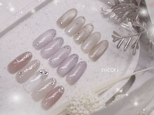 ニコリ(nicori)/大人かわいいネイル