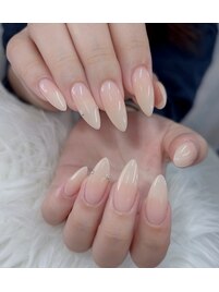 ちゅるんミルキーベージュネイル