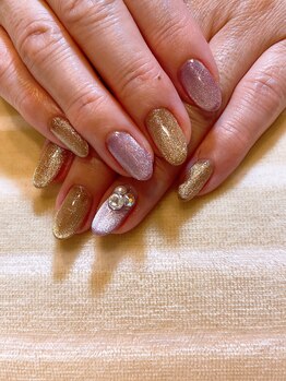 ネイル ハピネス(Happiness)/スターギャラクシーネイル7500円