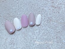 ヴィガー アンド ルックス 白金 目黒(Vigor&Looks)/マット　冬ネイル　ホワイト