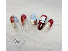 ティール(Teal)/お正月ネイル