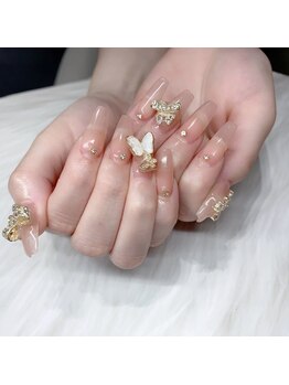 クイーンズビューティーサロン 新宿本店(Queen's beauty salon)/チップ長さ出し10本+定額コース