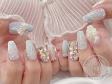 ネイルズガッシュトウキョウ 横浜西口店(NAILsGUSH TOKYO)/ワンホン/フレンチガーリー