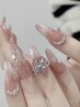 【どなたでもOK♪】HANDジェル◆ワンホンネイル(パーツ大きめ)¥7500