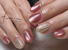 ツイン(twin.)/マグネットネイル×オプ有