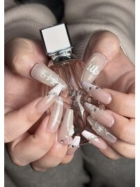 推し活キラキラネイル