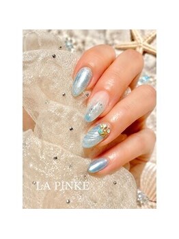 ラ パンケ(LA PINKE)/夏マーメイドネイル