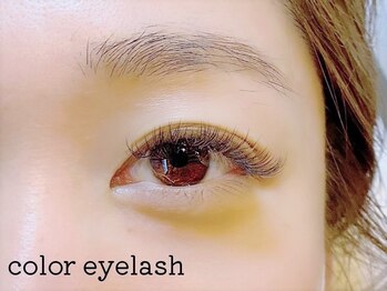 コロルアイラッシュ(color eyelash)/フラットラッシュ80本/能見台
