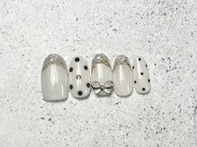 プロモート 岡山城下店(Promote)/ドットフレンチリボン【岡山】