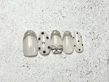 プロモート 岡山城下店(Promote)/ドットフレンチリボン【岡山】