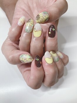 ティーエヌ 本厚木店/夏ネイル☆7500円【8250円税込】