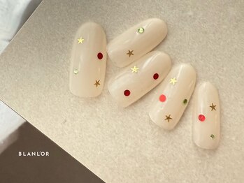 ブランロール 中目黒店(Blanl'or)/クリスマスホロネイル