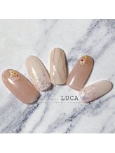 ネイルアトリエルカ(nail atelier LUCA)/R-74 押し花ネイル