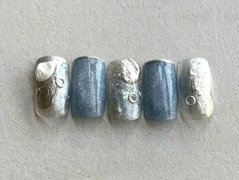 ネイルサロン ブランロール 三軒茶屋店(Blanl'or)/ブルーニュアンス