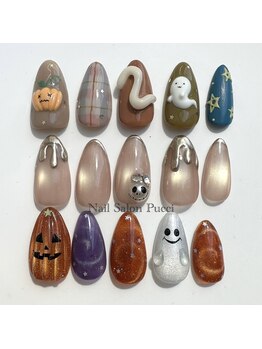 ハロウィンネイルサンプル