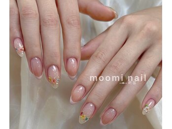 フレンチネイル春ネイル