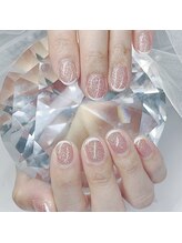 エリクサーネイル 長堀橋(Elixir Nail)/ベースカラー×フレンチ♪